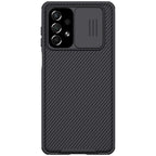 Nillkin CamShield Pro dėklas Samsung Galaxy A73 – juodas -- Samsung Galaxy A73