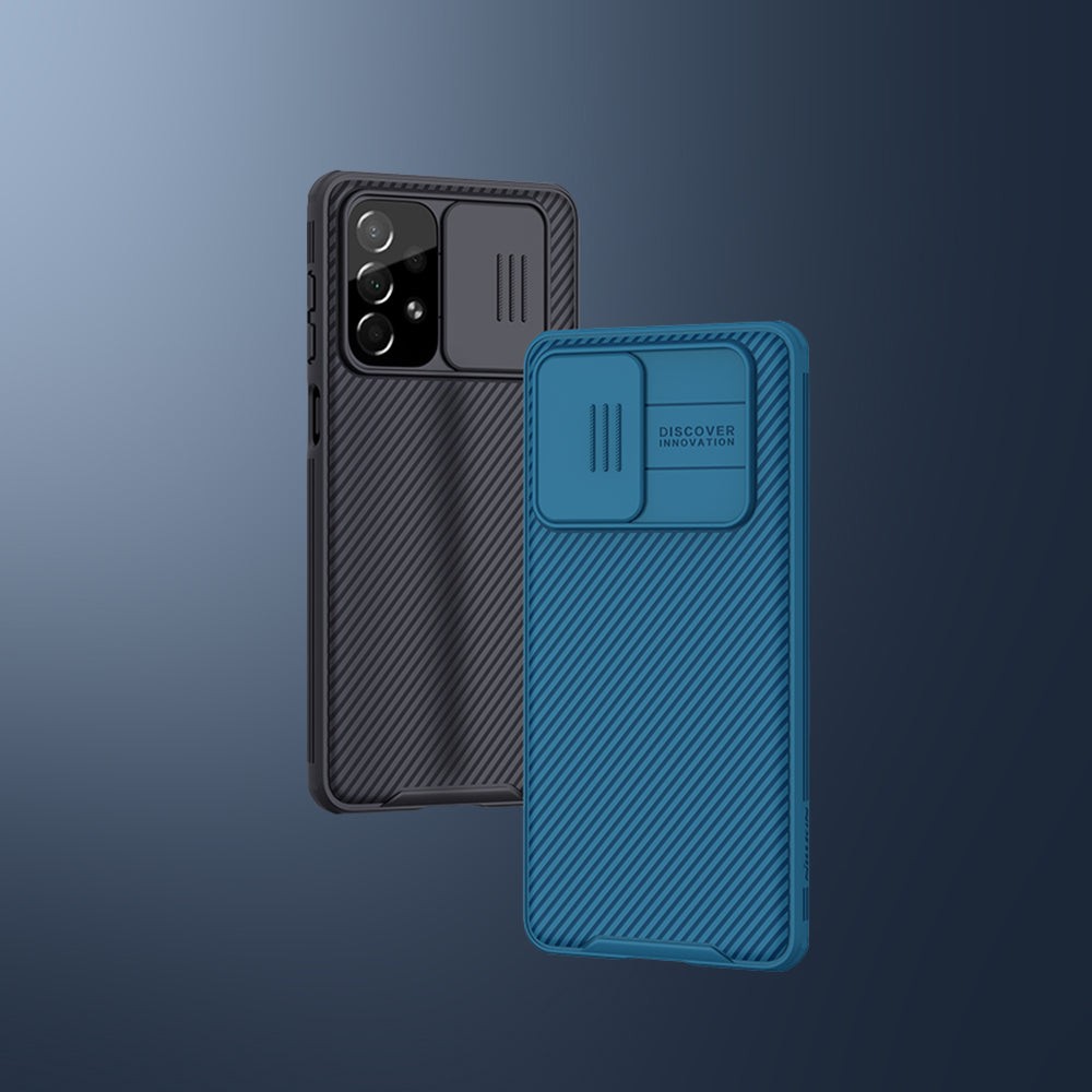 Nillkin CamShield Pro dėklas Galaxy A73 – mėlynas -- Samsung Galaxy A73