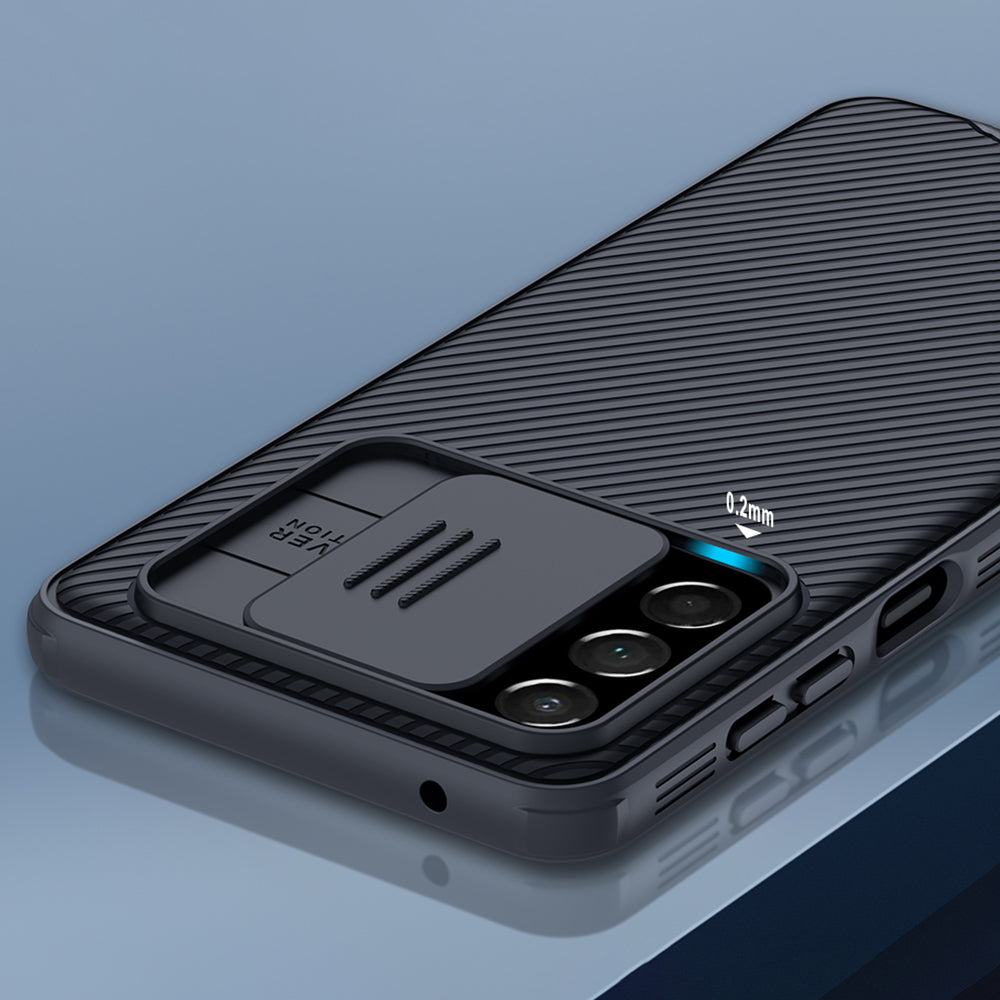 Nillkin CamShield Pro dėklas Galaxy A73 – mėlynas -- Samsung Galaxy A73