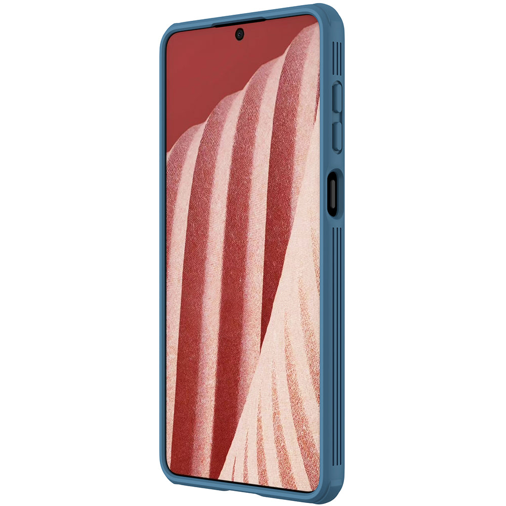Nillkin CamShield Pro dėklas Galaxy A73 – mėlynas -- Samsung Galaxy A73