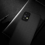 Nillkin Textured Case dėklas Samsung Galaxy A73 – juodas -- Samsung Galaxy A73