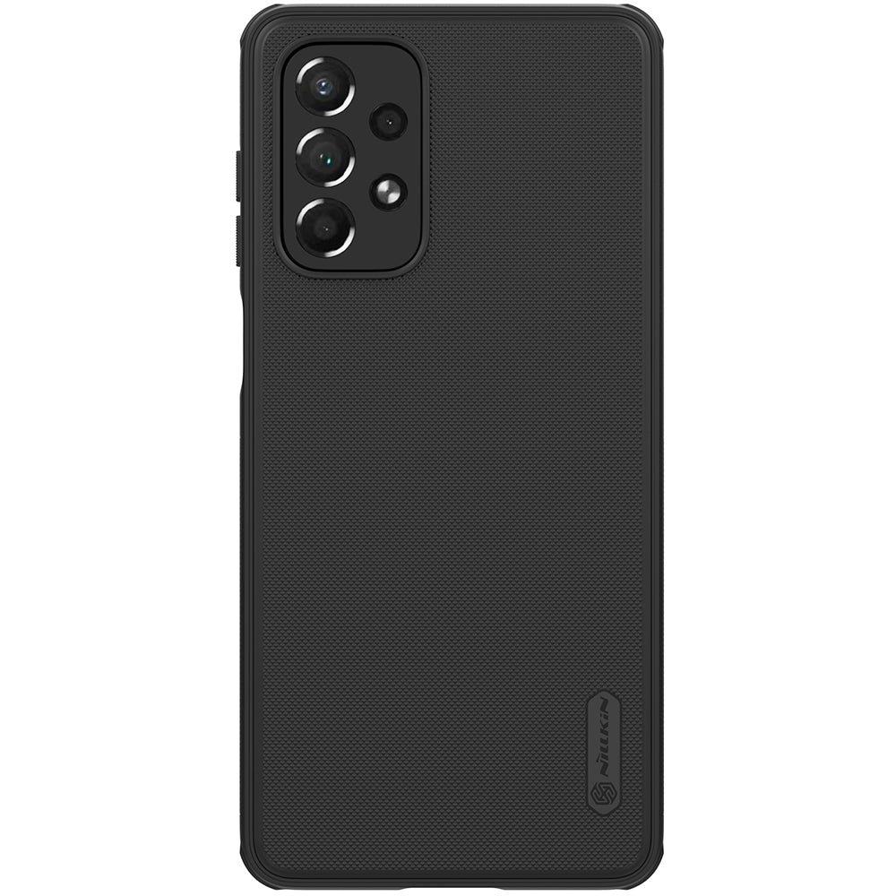 Nillkin Super Frosted Shield Pro dėklas Galaxy A73 – juodas -- Samsung Galaxy A73