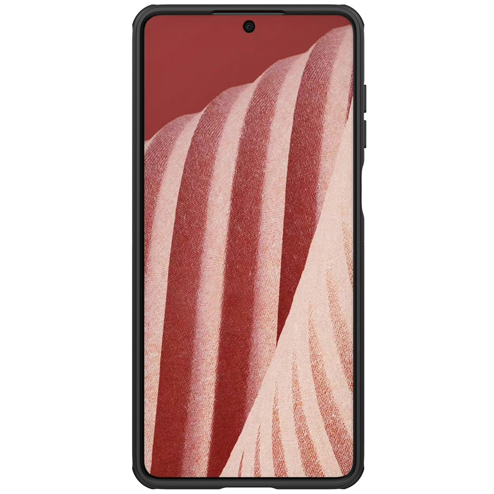 Nillkin Super Frosted Shield Pro dėklas Galaxy A73 – juodas -- Samsung Galaxy A73