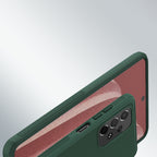 Nillkin Super Frosted Shield Pro dėklas Samsung Galaxy A73 – mėlynas -- Samsung Galaxy A73
