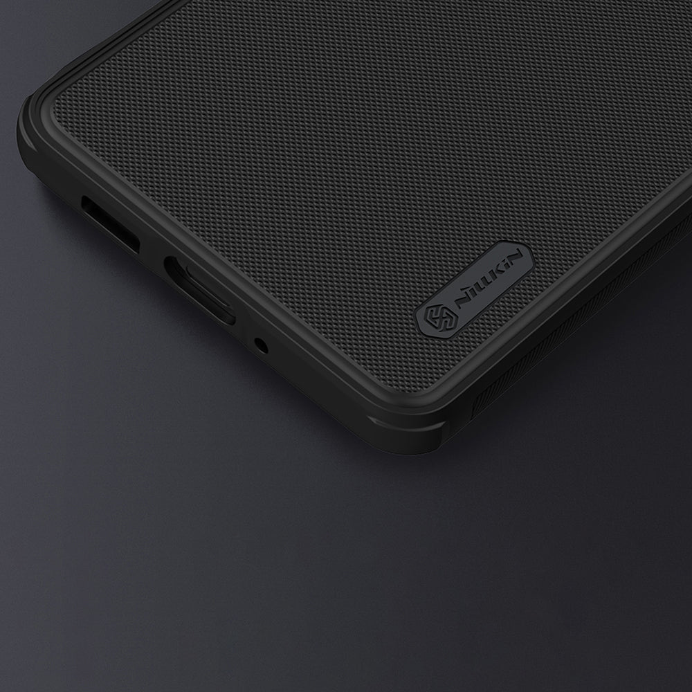 Nillkin Super Frosted Shield Pro dėklas Galaxy A73 – raudonas -- Samsung Galaxy A73