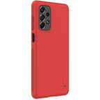 Nillkin Super Frosted Shield Pro dėklas Galaxy A73 – raudonas -- Samsung Galaxy A73