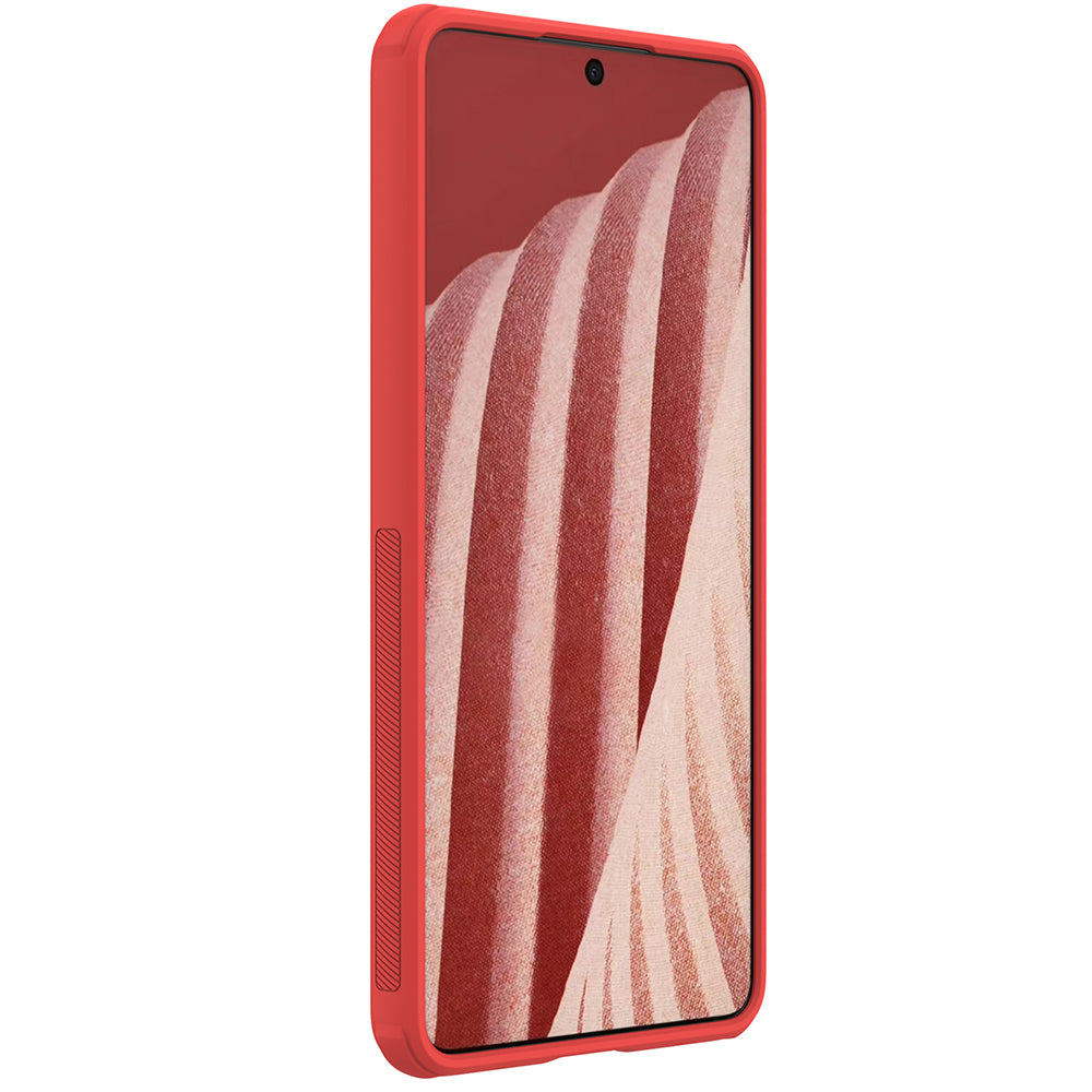 Nillkin Super Frosted Shield Pro dėklas Galaxy A73 – raudonas -- Samsung Galaxy A73