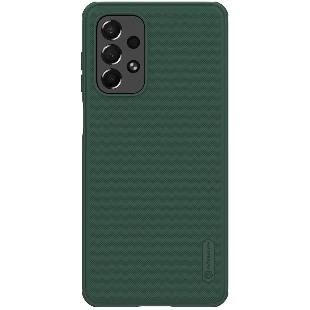 Nillkin Super Frosted Shield Pro dėklas Samsung Galaxy A73 – žalias -- Samsung Galaxy A73