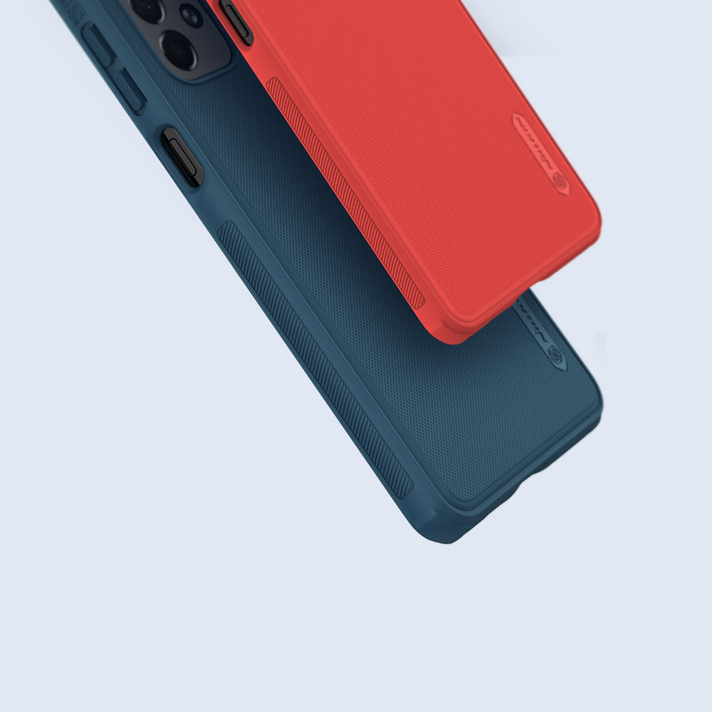 Nillkin Super Frosted Shield Pro dėklas Samsung Galaxy A73 – žalias -- Samsung Galaxy A73