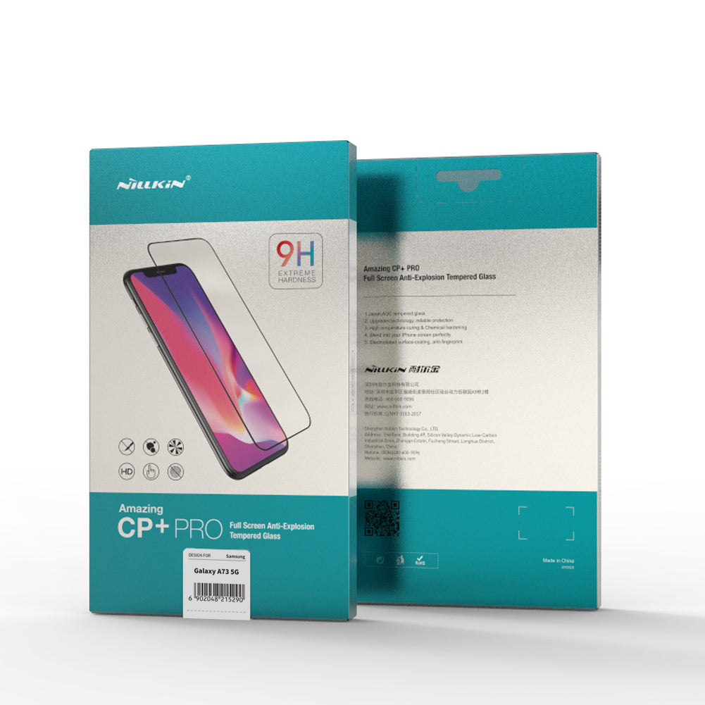 Nillkin CP+PRO grūdintas stiklas Galaxy A73 – juodas -- Samsung Galaxy A73