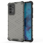 Apsauginis „Honeycomb“ dėklas Samsung Galaxy A73 – juodas -- Samsung Galaxy A73
