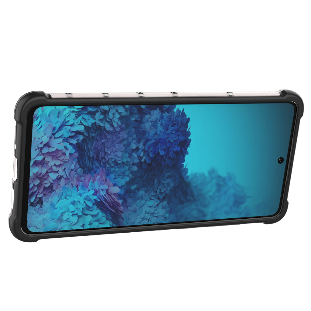 Apsauginis „Honeycomb“ dėklas Samsung Galaxy A73 – juodas -- Samsung Galaxy A73