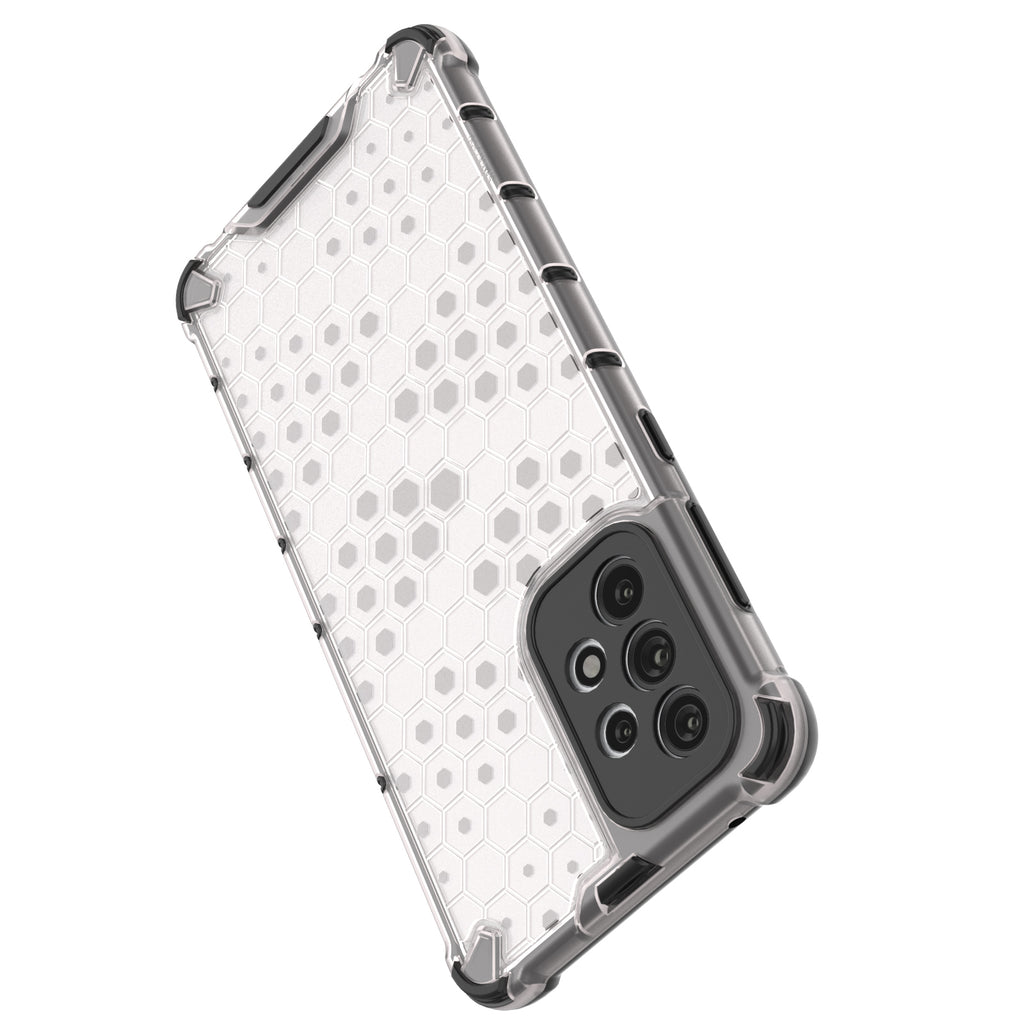 Apsauginis „Honeycomb“ dėklas Samsung Galaxy A73 – juodas -- Samsung Galaxy A73