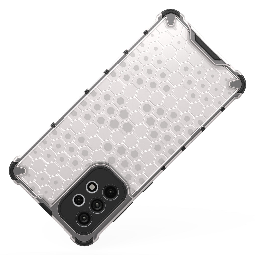 Apsauginis „Honeycomb“ dėklas Samsung Galaxy A73 – juodas -- Samsung Galaxy A73