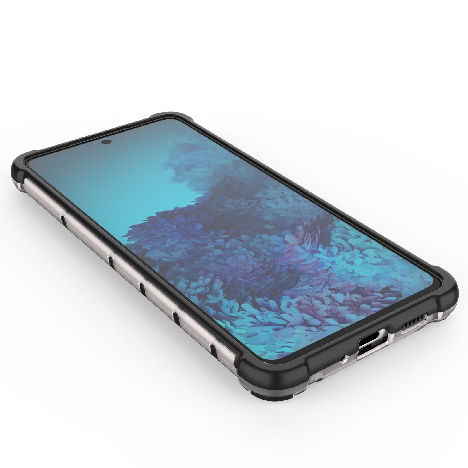 Šarvuotas korio rašto dėklas Galaxy A73 – mėlynas -- Samsung Galaxy A73