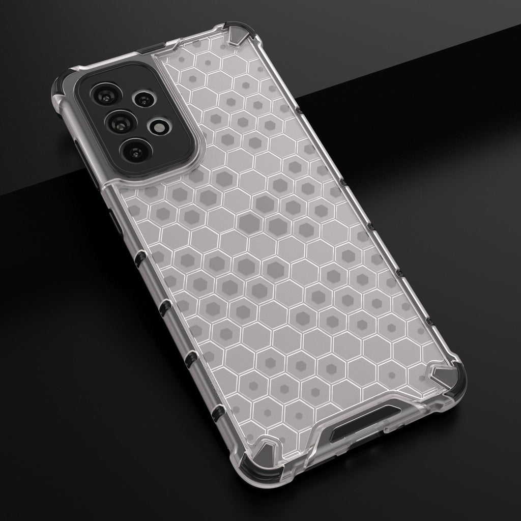 Šarvuotas korio rašto dėklas Galaxy A73 – mėlynas -- Samsung Galaxy A73