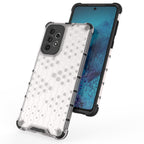 Šarvuotas korio rašto dėklas Galaxy A73 – mėlynas -- Samsung Galaxy A73