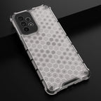 Skaidrus hibridinis dėklas Samsung Galaxy A73 – Honeycomb -- Samsung Galaxy A73