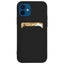 Silikoninis dėklas su kortele Samsung Galaxy S22+ – juodas -- Samsung Galaxy S22+