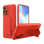 Wozinsky Kickstand dėklas Xiaomi Redmi Note 11S/11 – raudonas -- Xiaomi Redmi Note 11