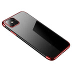 Skaidrus TPU dėklas Samsung Galaxy A13 5G – raudonas -- Samsung Galaxy A13