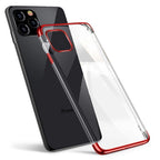 Skaidrus TPU dėklas Samsung Galaxy A13 5G – raudonas -- Samsung Galaxy A13