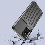 Thunder Case TPU dėklas Oppo A76/A36/Realme 9i – juodas -- Oppo A36