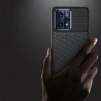 Thunder Case TPU dėklas Realme 9 Pro+ – juodas -- Realme 9 Pro+