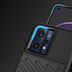 Thunder Case TPU dėklas Realme 9 Pro+ – juodas -- Realme 9 Pro+