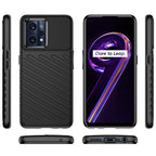 Thunder Case TPU dėklas Realme 9 Pro+ – juodas -- Realme 9 Pro+
