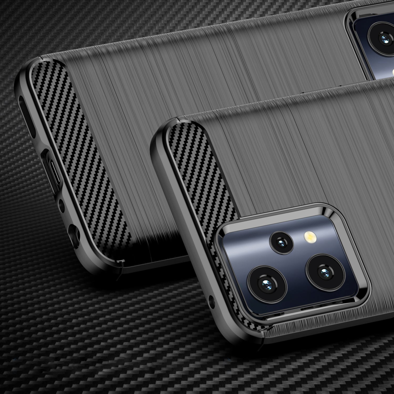 Carbon dėklas Realme 9 Pro – juodas -- Realme 9 Pro