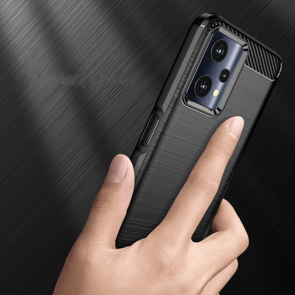 Carbon dėklas Realme 9 Pro – juodas -- Realme 9 Pro