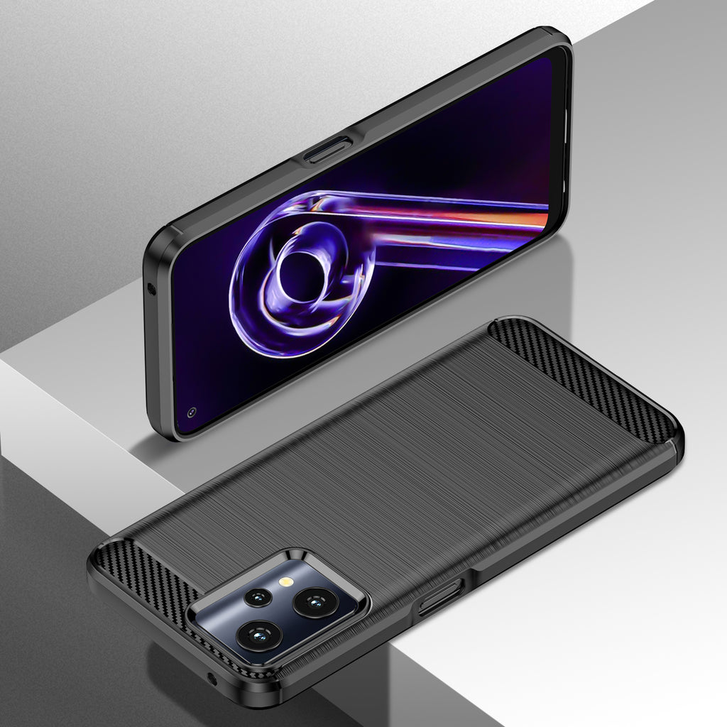 Carbon dėklas Realme 9 Pro – juodas -- Realme 9 Pro