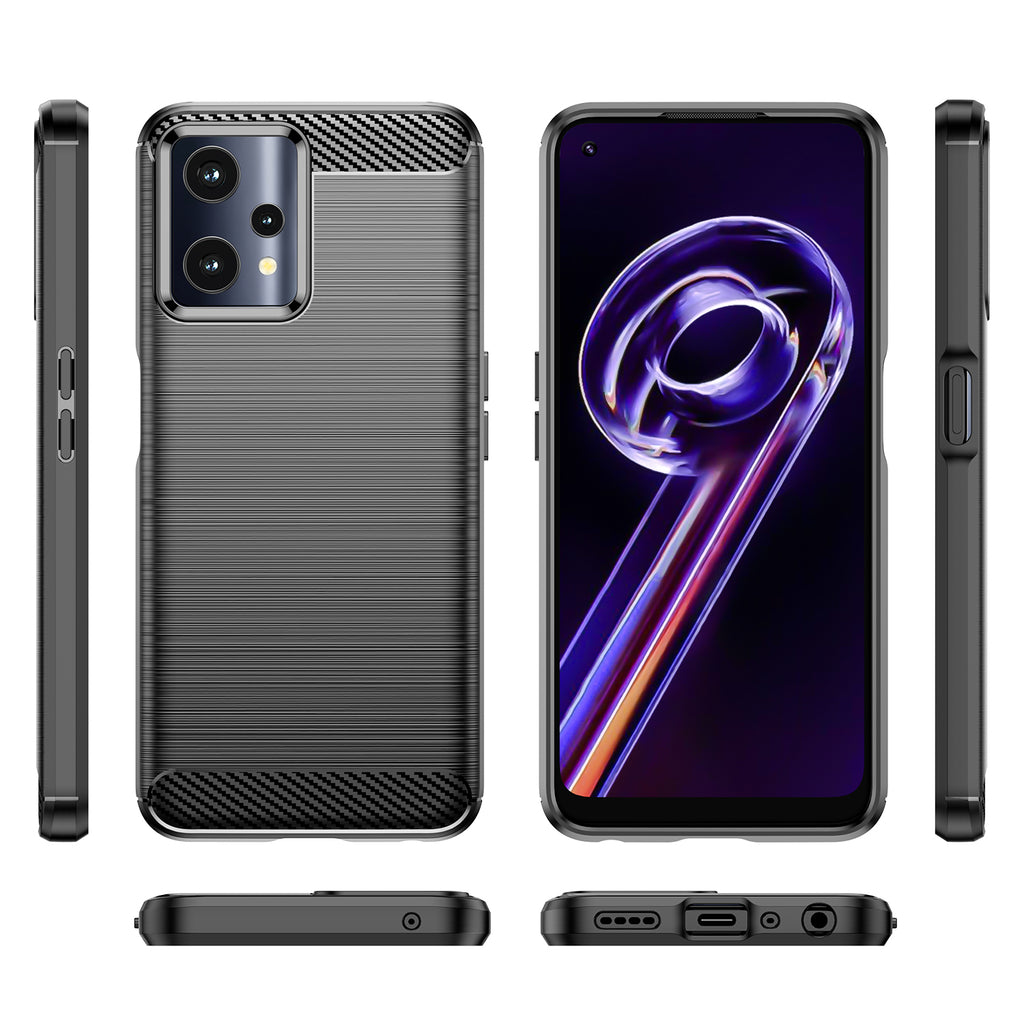 Carbon dėklas Realme 9 Pro – juodas -- Realme 9 Pro