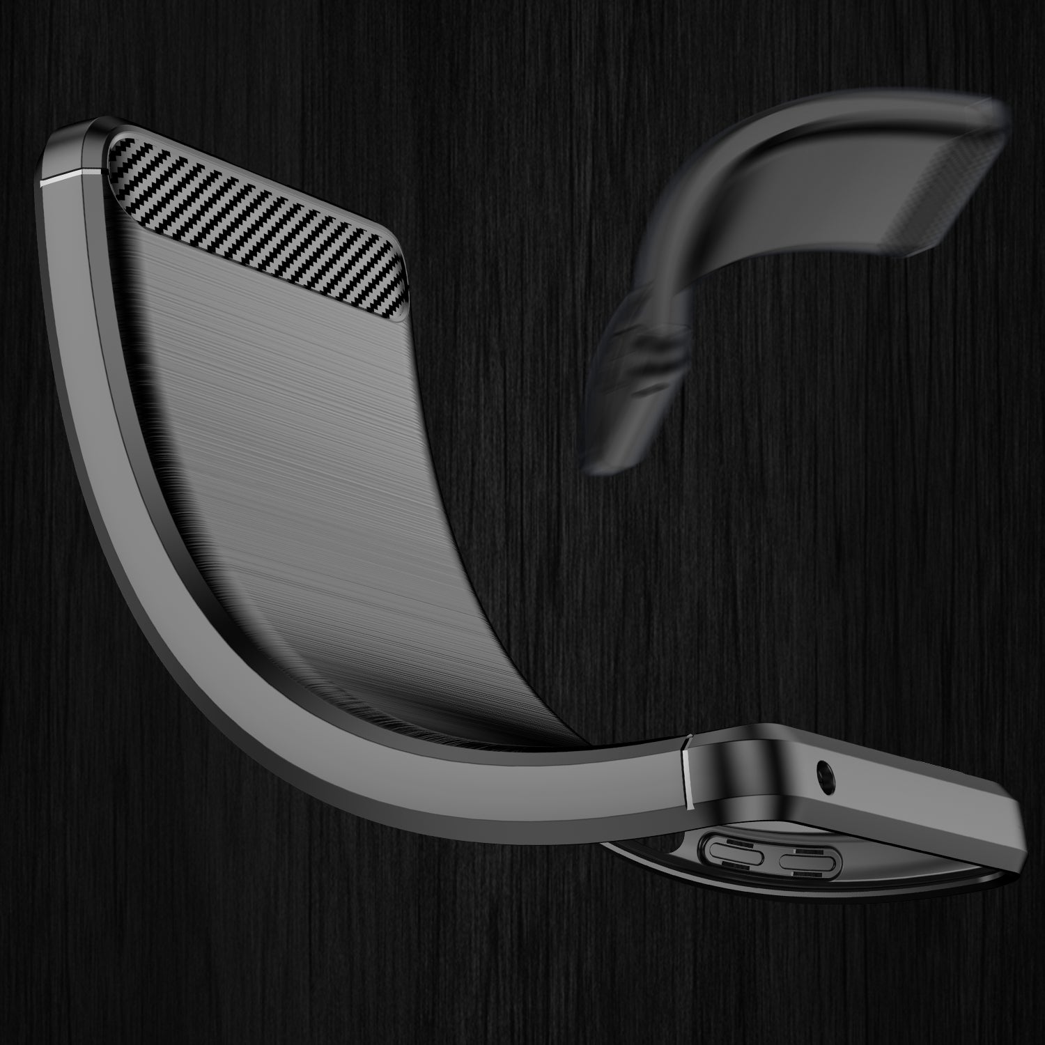 Carbon dėklas Realme 9 Pro – juodas -- Realme 9 Pro