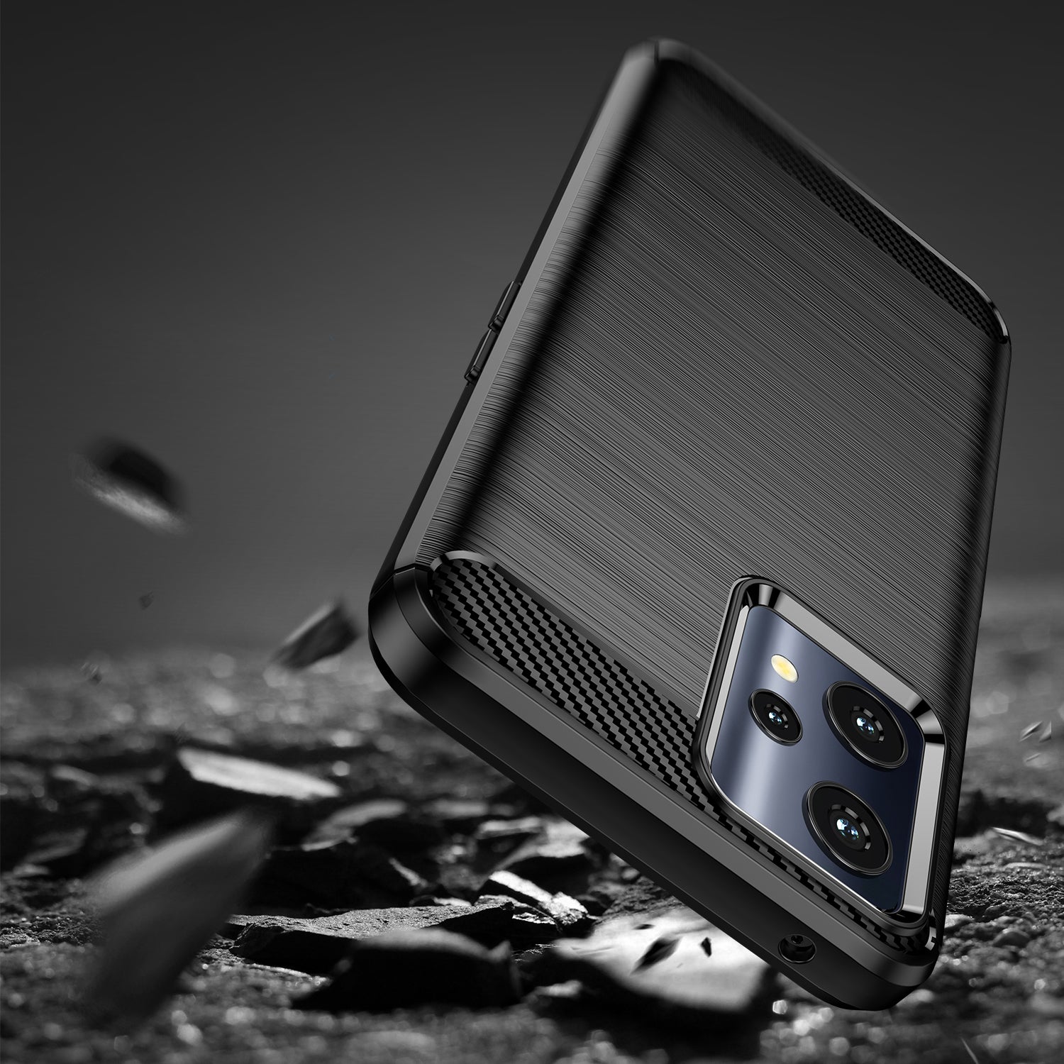 Carbon dėklas Realme 9 Pro – juodas -- Realme 9 Pro