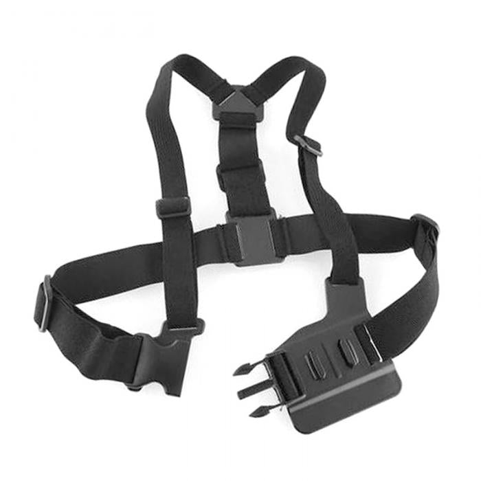 Krūtinės tvirtinimas - Krūtinės dirža GoPro SJCAM sportinėms kameroms - juoda -- Cycling Accessories