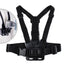 Krūtinės tvirtinimas - Krūtinės dirža GoPro SJCAM sportinėms kameroms - juoda -- Cycling Accessories