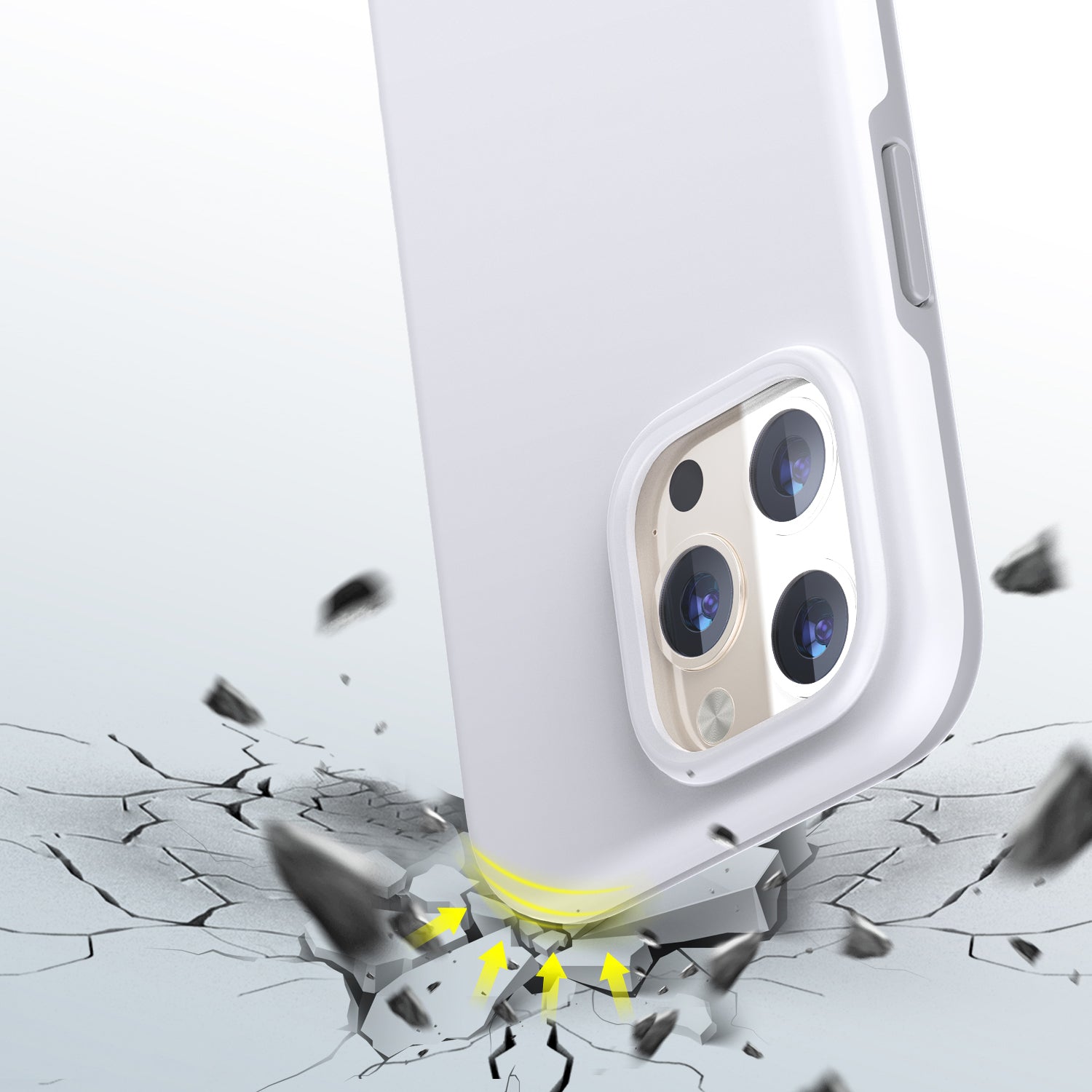 Choetech MagSafe dėklas iPhone 13 Pro – baltas