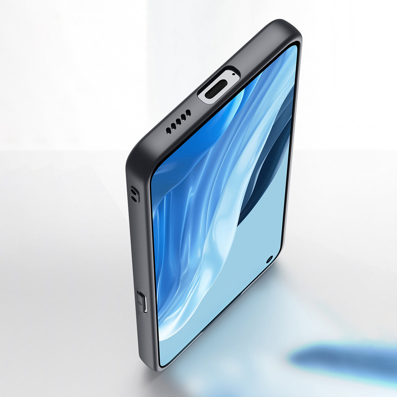 Dux Ducis Fino dėklas Oppo Reno7 Pro 5G – juodas -- Oppo Reno 7 Pro