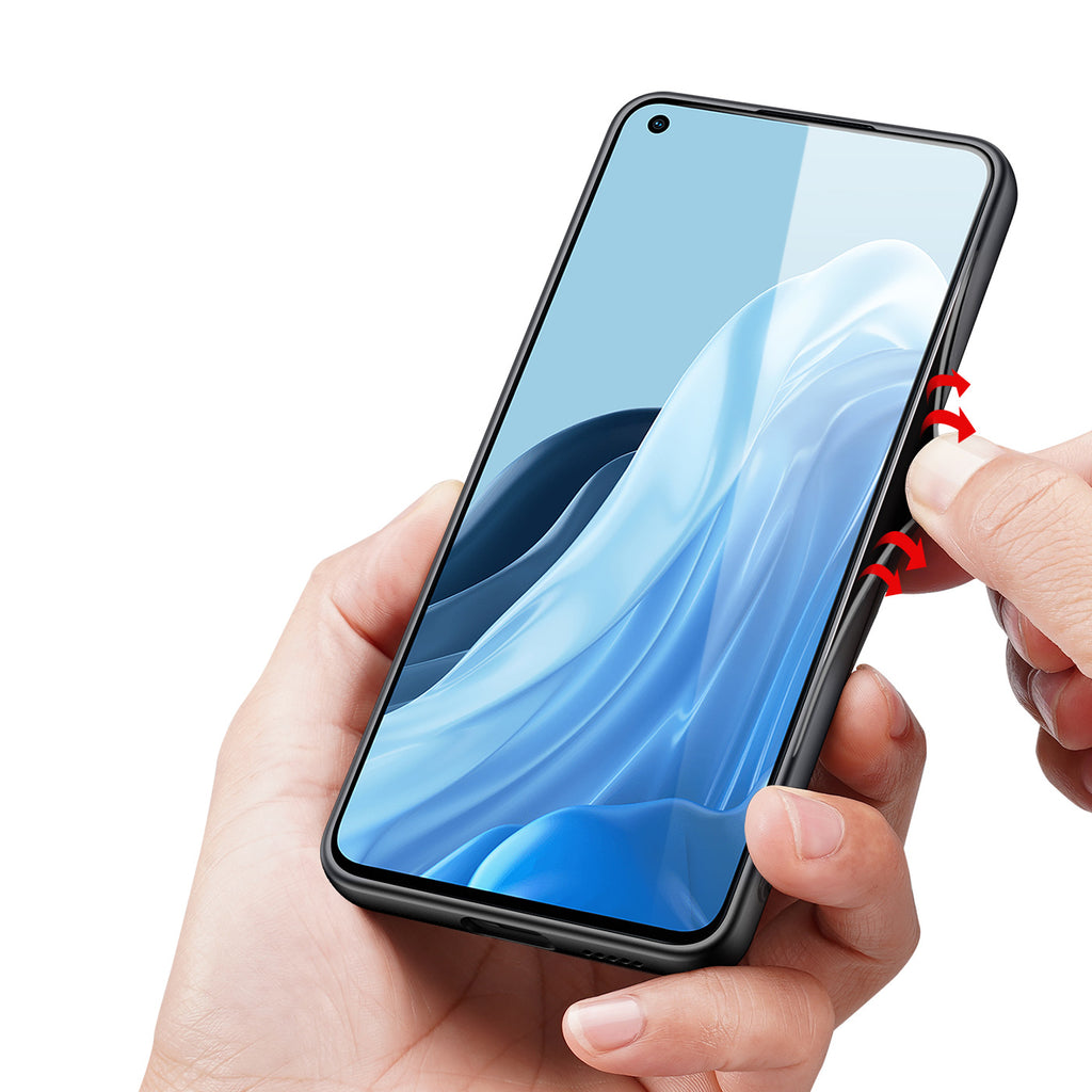 Dux Ducis Fino dėklas Oppo Reno7 Pro 5G – juodas -- Oppo Reno 7 Pro