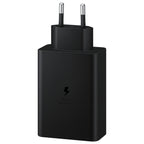 Samsung įkroviklis EP-T6530NBEGEU 2x USB Type C / USB PPS, Power Delivery PD 65W, QC 3.0, AFC, FCP - juodas