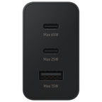 Samsung įkroviklis EP-T6530NBEGEU 2x USB Type C / USB PPS, Power Delivery PD 65W, QC 3.0, AFC, FCP - juodas