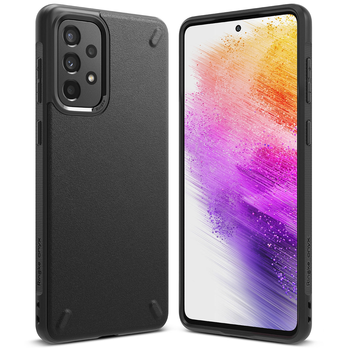 Ringke Onyx TPU dėklas Samsung Galaxy A73 – juodas -- Samsung Galaxy A73