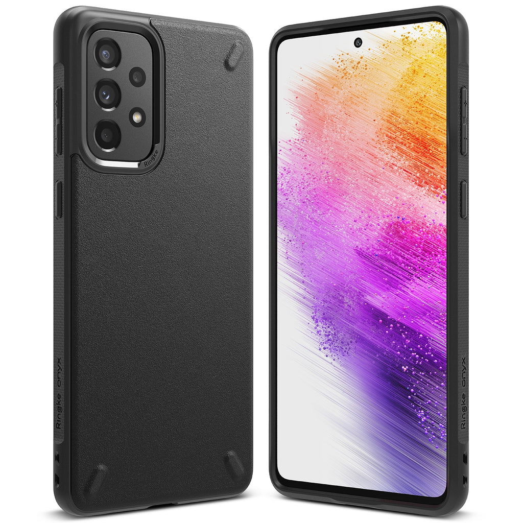 Ringke Onyx TPU dėklas Samsung Galaxy A73 – juodas -- Samsung Galaxy A73