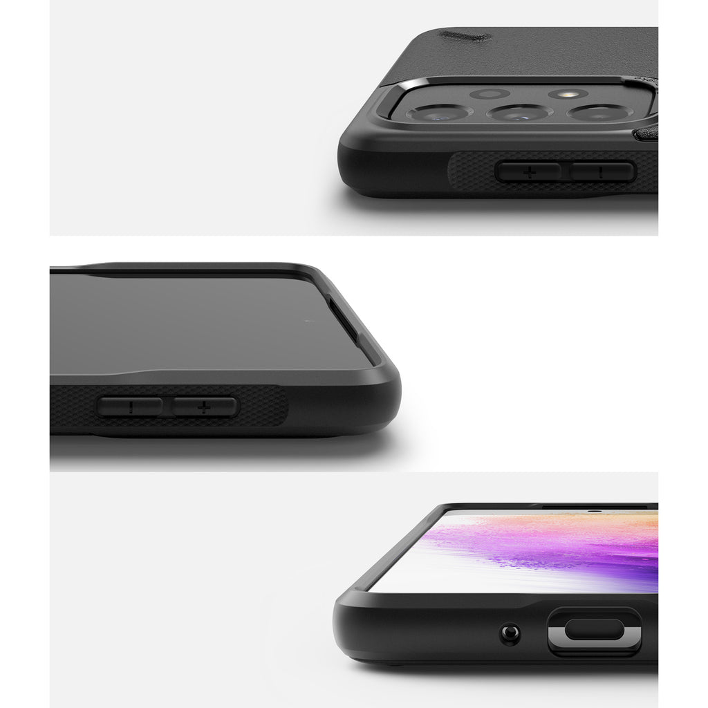 Ringke Onyx TPU dėklas Samsung Galaxy A73 – juodas -- Samsung Galaxy A73