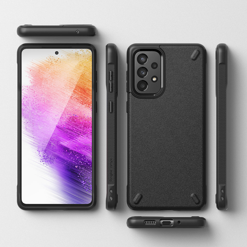 Ringke Onyx TPU dėklas Samsung Galaxy A73 – juodas -- Samsung Galaxy A73