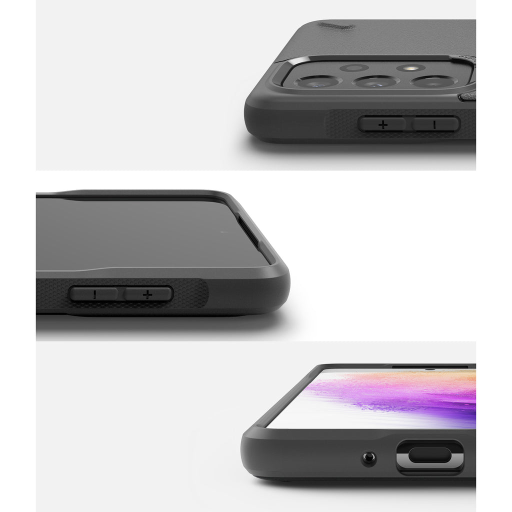 Ringke Onyx TPU dėklas Samsung Galaxy A73 – pilkas -- Samsung Galaxy A73