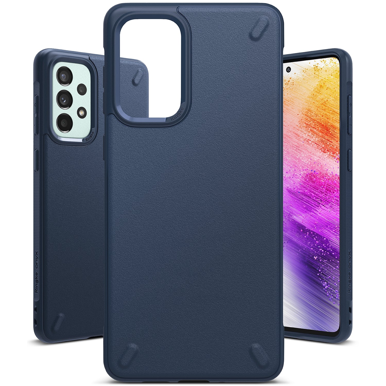 Ringke Onyx apsauginis dėklas Galaxy A73 – tamsiai mėlynas -- Samsung Galaxy A73