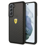 Ferrari karboninis dėklas Galaxy S22 – juodas -- Samsung Galaxy S22